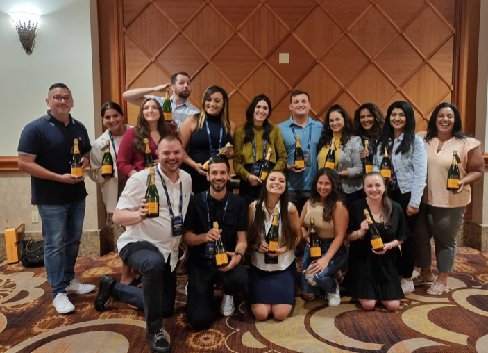 Conference networking group photo